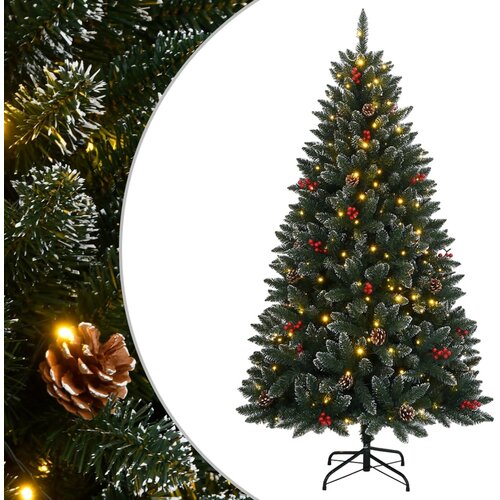 vidaXL Umetna novoletna jelka 300 LED diod 180 cm Cene