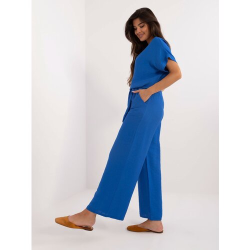 Fashion Hunters Dark blue two-piece summer set Slike