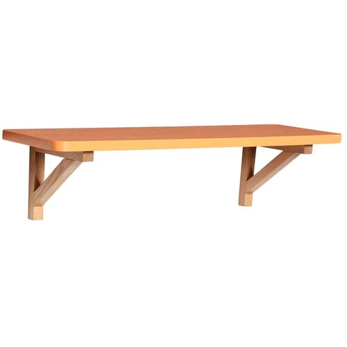 H&amp;uuml;bsch Oranžna polica v hrastovem dekorju 60 cm Arki &amp;ndash; Slike