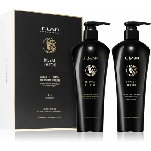 T-LAB Professional Royal Detox Body poklon set(za kosu i tijelo)