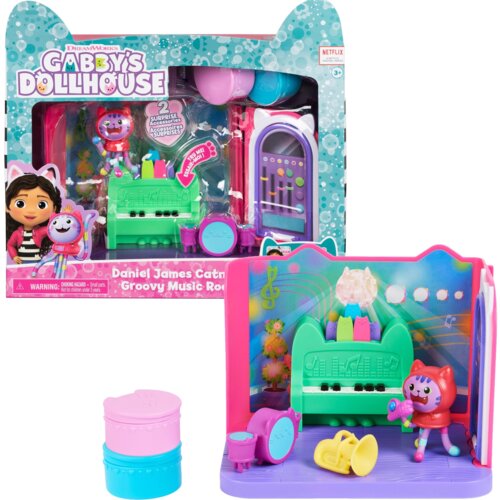 Gabby&amp;#039;s Dollhouse GDH PYS Deluxe Set Music Room GML Slike