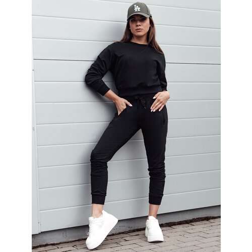 DStreet Women&amp;#039;s classic sweatshirt CASUALVIBE black Slike