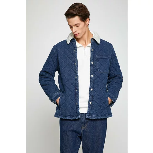 Koton Jacket - Blue - Regular fit