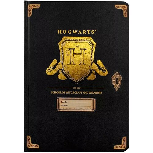 HARRY POTTER A5 Casebound Notebook - Hogwarts Shield Cene