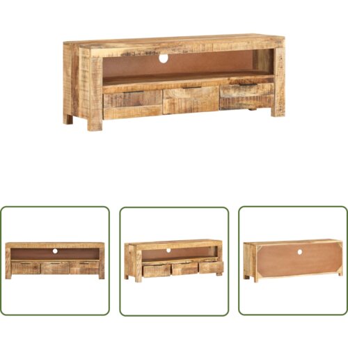 The Living Store TV omarica 110x30x40 cm robusten mangov les - TV Omarica, (21738312) Cene