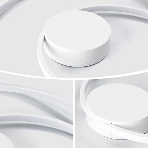  Brilagi - LED prigu&amp;scaron;iva plafonska svetiljka TWISTER LED/48W/230V, prečnik 50 cm, bela, sa daljinskim upravljačem Slike