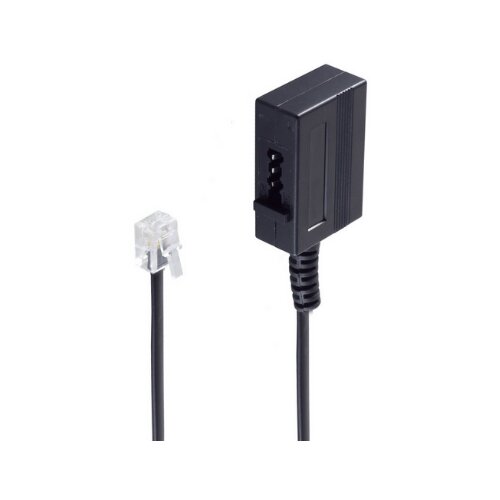 Shiverpeaks faks adapter [1x RJ11 vtič 6p4c - 1x ženski konektor tae-n] 0.2 m črna, (20411176) Slike
