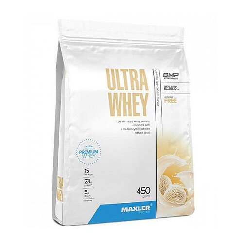 MAXLER ultra whey – kvalitetan protein za mišićni rast i oporavak - vanila sladoled 450g Cene