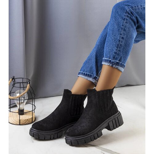 Gemre Black insulated ankle boots Leiva Cijene