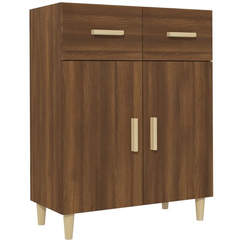 Maison Chic Komoda - Predalnik rjavi hrast 69,5x34x89 cm konstruiran les, (21717880) Slike