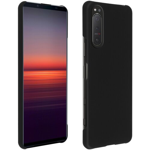 AVIZAR Trden za&scaron;citni ovitek za Sony Xperia 5 2, mat zakljucek proti prstnim odtisom - crn, (20626098) Cene