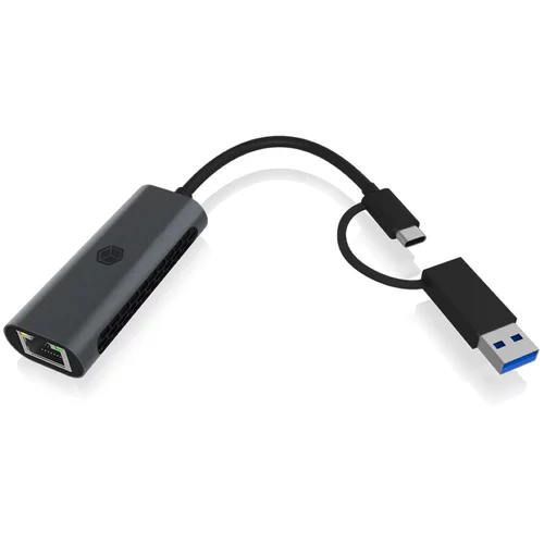 Icybox IB-LAN301-C3 USB-A in USB-C mrežna kartica/adapter na 2.5 Gbit Ethernet, (21145426)