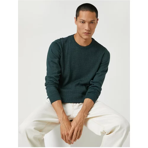 Koton Sweater - Green - Slim