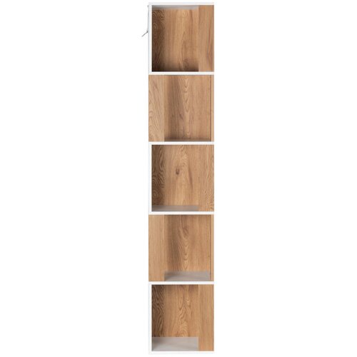 MID.YOU KOTNI REGAL 34/185/34 cm naravne barve, bela Slike