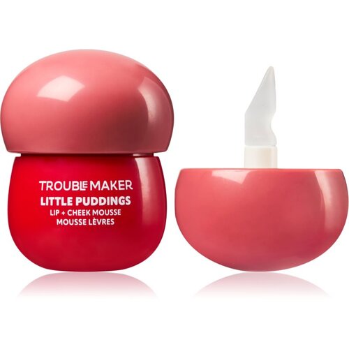 Trouble Maker Little Pudding Lip + Cheek Mousse multifunkcionalna &scaron;minka za usne i lice nijansa Coral Pink 5 g Cijene