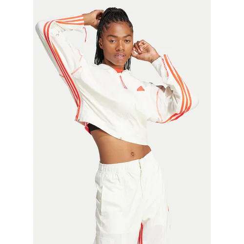 Adidas Vetrovka Dance All-Gender Versatile IS0889 Bela Loose Fit