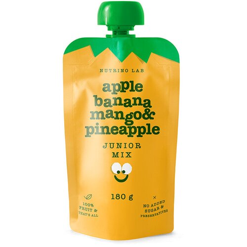 Nutrino Lab Junior Mix Jabuka Banana Mango Ananas, 180 g Cene