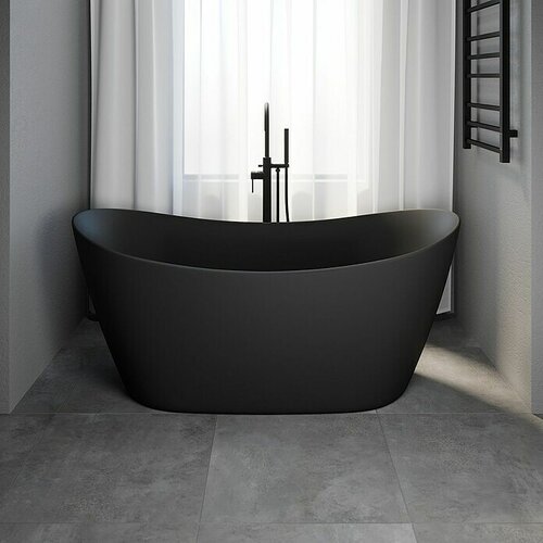 CAMARGUE Samostojeća kada Hjerting (D x Š: 160 x 81 cm, Akril, Crne boje) Cijene