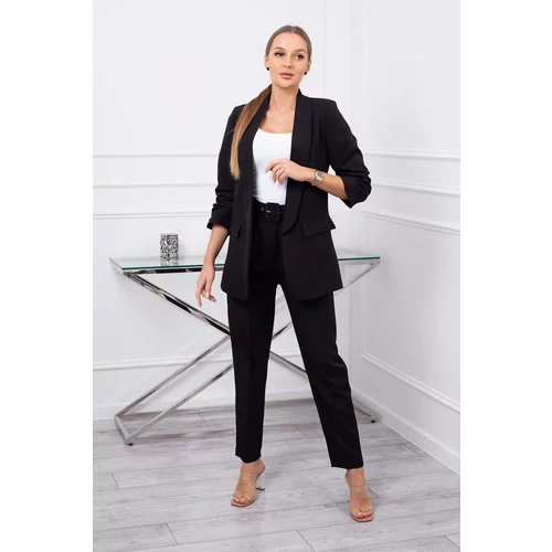 Kesi Elegant black jacket and trouser set