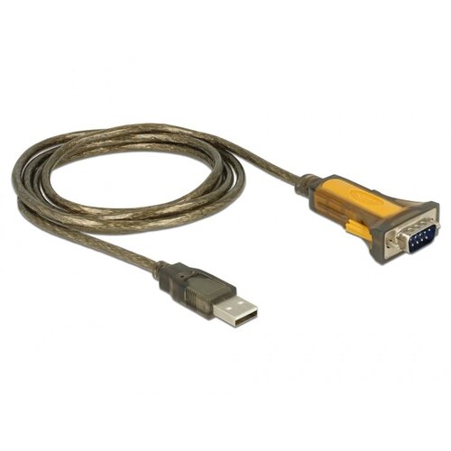 Delock 65840 serial cable Black, Yellow 1.5 m USB Type-A DB-9 Cijene