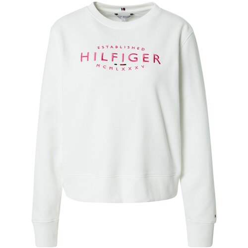 Tommy Hilfiger Sweater majica ecru/prljavo bijela / crvena Slike