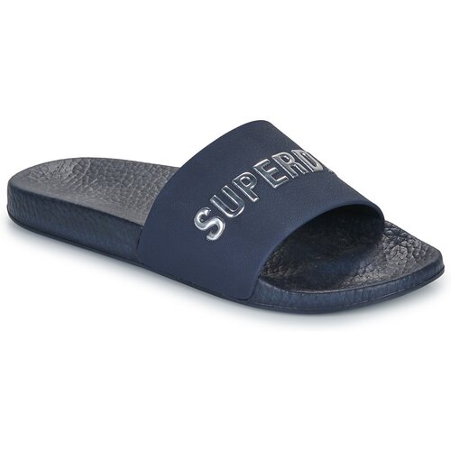Superdry Premium Metallic Pool Slide Plava Slike