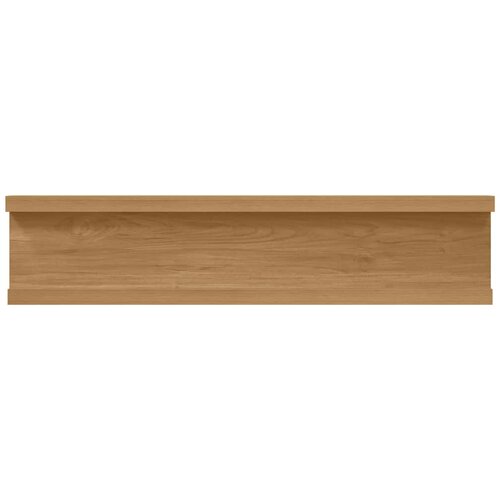  Polica na zidu 4 pcs Smeđa 40 x 9 x 3 cm Konstruirano drvo Slike