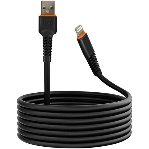 LINQ Polnilni kabel USB to Lightning 20W 3m za iPhone iPad, Črna, (5000220213) Cene