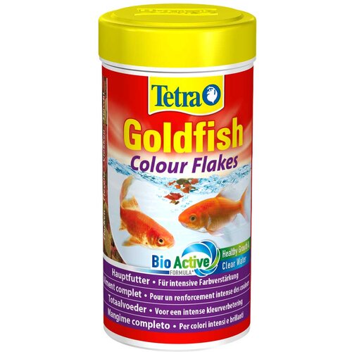 Tetra goldfish colour flakes 100 ml Slike