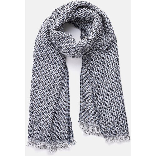 Gemre Blue and White Scarf Aria Slike