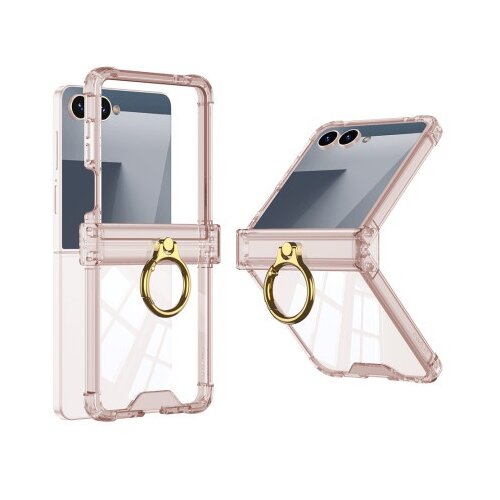  Futrola ring lines za samsung f751b galaxy z flip 7 5g roze (gkk case) ( F121530 ) Cene