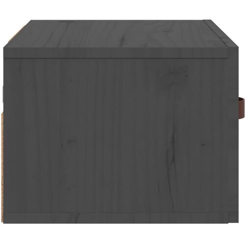 VidaXL Zidni noćni ormarić sivi 40 x 29,5 x 22 cm Slike