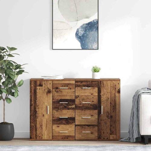  Komode s ladicama Corona 2 pcs Staro drvo 59 x 39 x 80 cm Cene