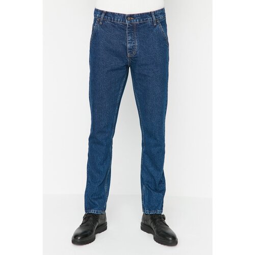 Trendyol Men's Indigo Straight Fit Jeans Cene