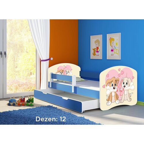 ACMA Krevet za decu Blue sa fiokom 180x80 2 12 Cene