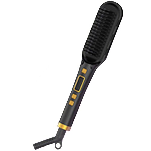 INF Ionska ogrevana krtača za lase z nadzorom temperature in 3D zobci Black, (5000264893) Cene