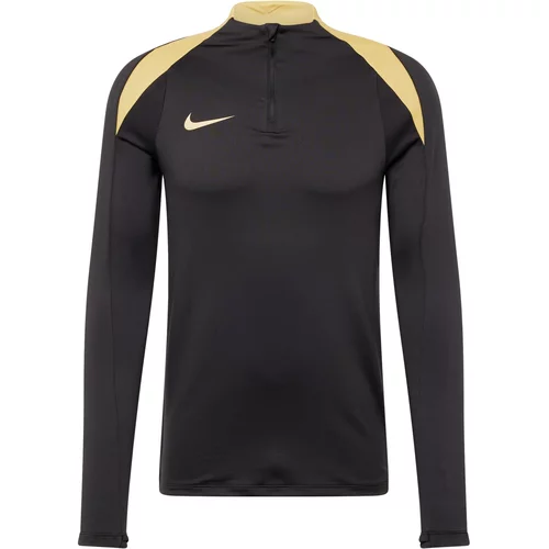 Nike Tehnička sportska majica pastelno žuta / crna