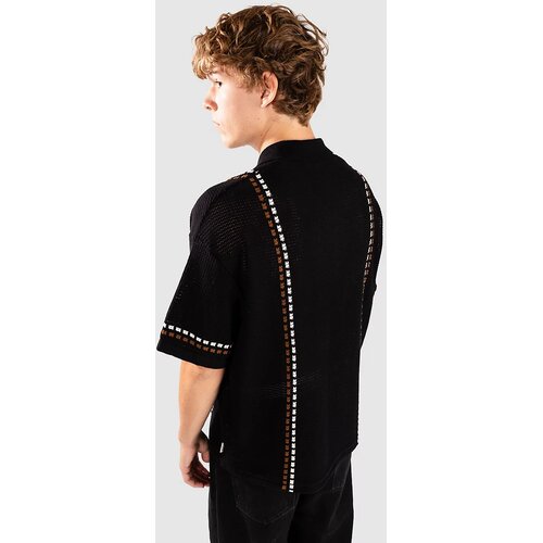 Redefined Rebel RREduardo Knit Boxy Fit Srajca black Slike