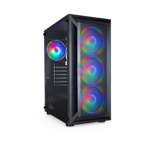 TooQ Midi Tower Box Black, (21408173) Cene