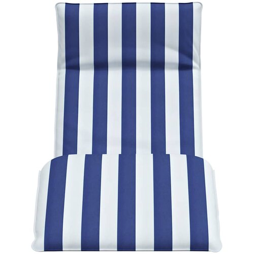  Sklopiva ležaljka za sunčanje plavo-bijela 175x54x8 5 cm Oxford tkanina - Plava i bijela 1 Slike