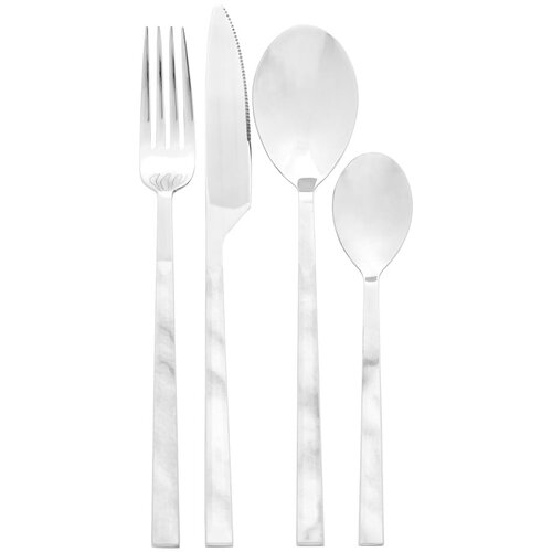 Premier Housewares Pribor 16 kom od nehrđajućeg čelika u srebrnoj boji Avie – Cijene