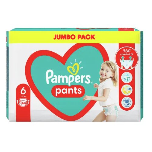 Pampers pants pelene JP 6 extra large 16+kg 44kom Cijene