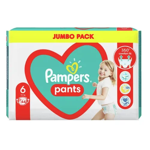 Pampers pants pelene JP 6 extra large 16+kg 44kom