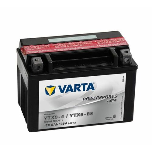 Varta akumulator za skuter 08Ah 135A, YTX9-BS Slike