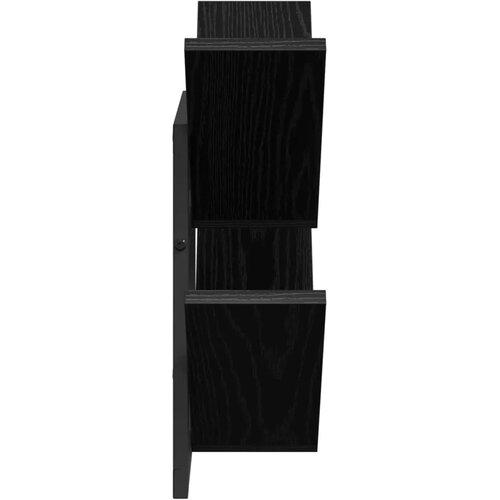  Floating polica za zid 2 kom. Crni hrast 43 x 15 x 47 cm - Crni hrast 2 Slike