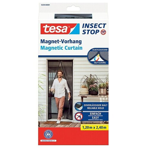 Tesa Insect Stop Zavesa za zaščito proti mrčesu (Š x V: 120 x 240 cm, Montaža mreže proti mrčesu: Lepljenje, Antracit) Cene
