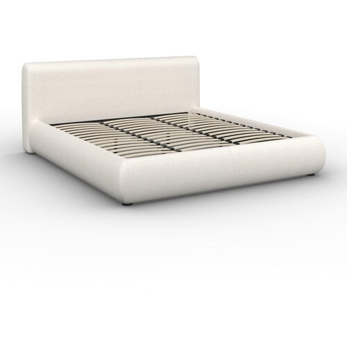Bessagi Home Oblazinjena Postelja Flora, Krem Barve, 180x200 Slike