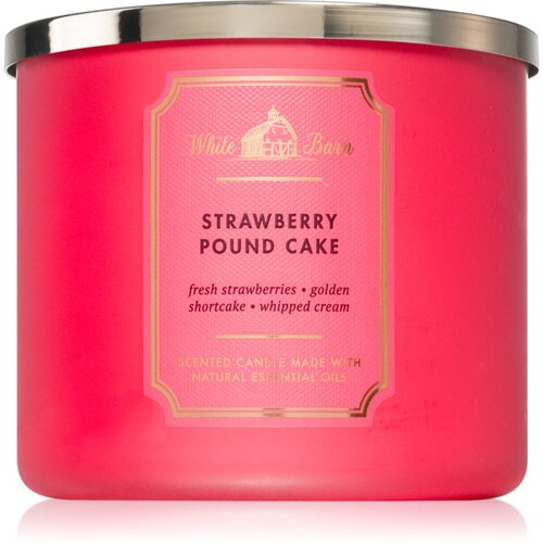 Bath &amp;amp; Body Works Strawberry Pound Cake mirisna svijeća 411 g Slike