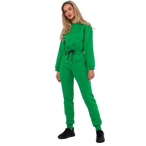 Made Of Emotion Woman's Jumpsuit M763 Grass Slike
