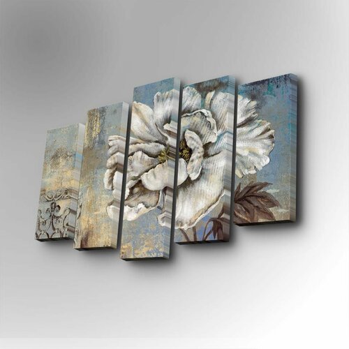 Wallity 5PUC-011 multicolor decorative canvas painting (5 pieces) Slike